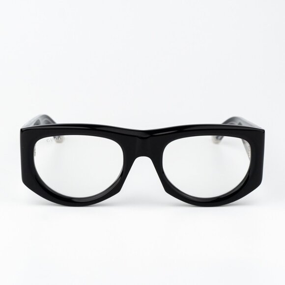 Gucci Women Sunglasses Black Transparent Rectangular GG1917S 002 BRAND NEW - Picture 2 of 9